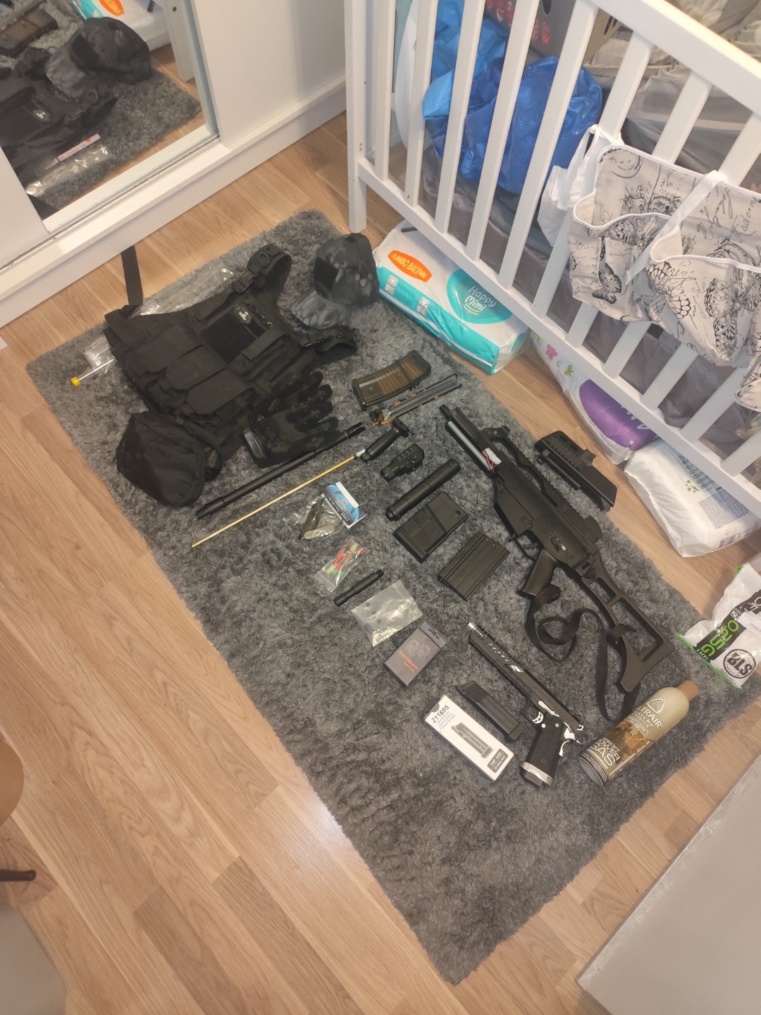 Airsoft úklid