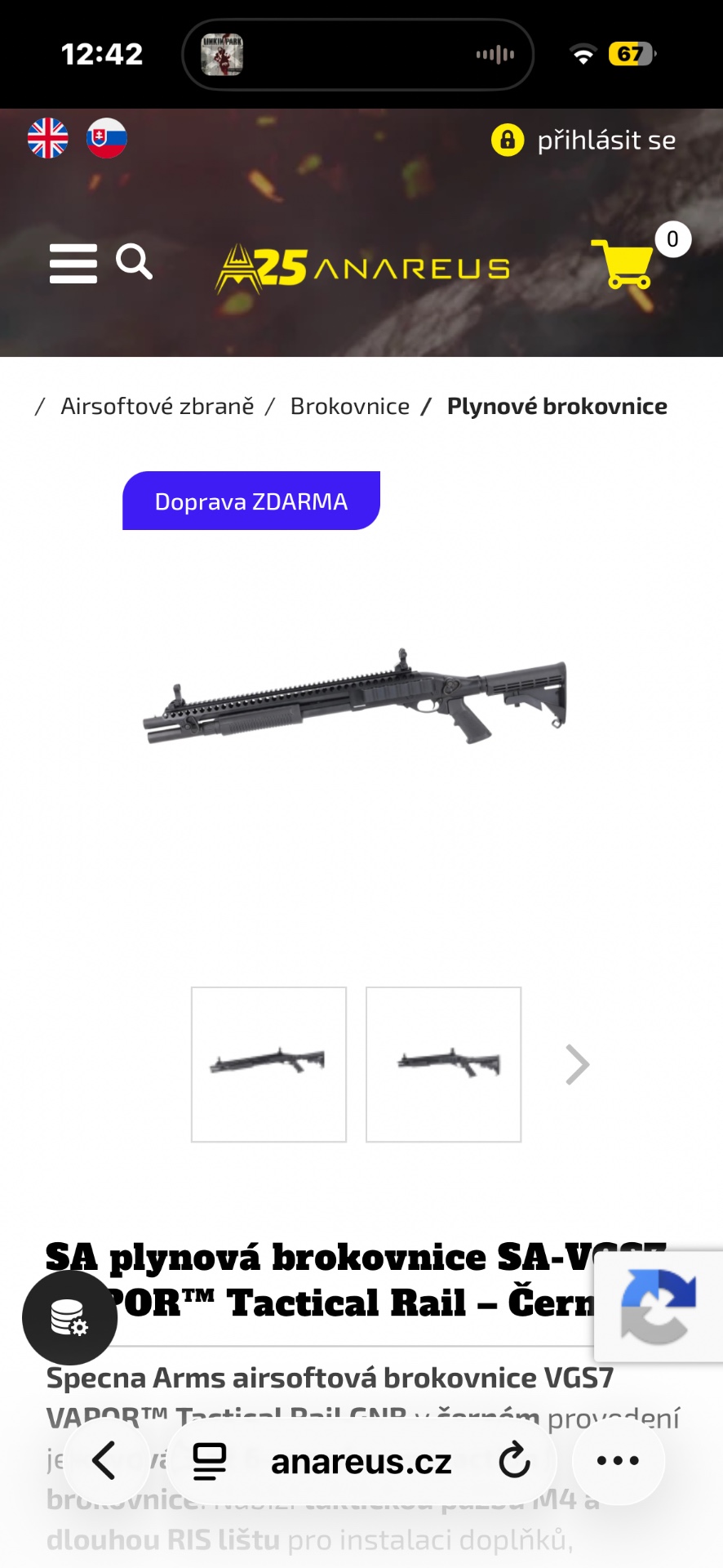 Specná arms vgs7