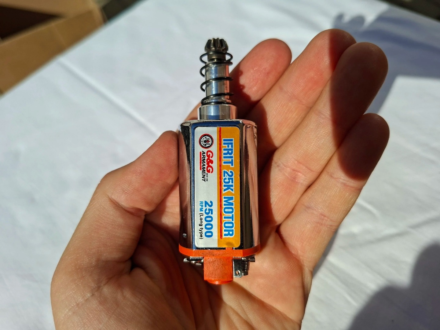 Zátěžový airsoft G&G motor Ifrit 25000 - dlouhá osička