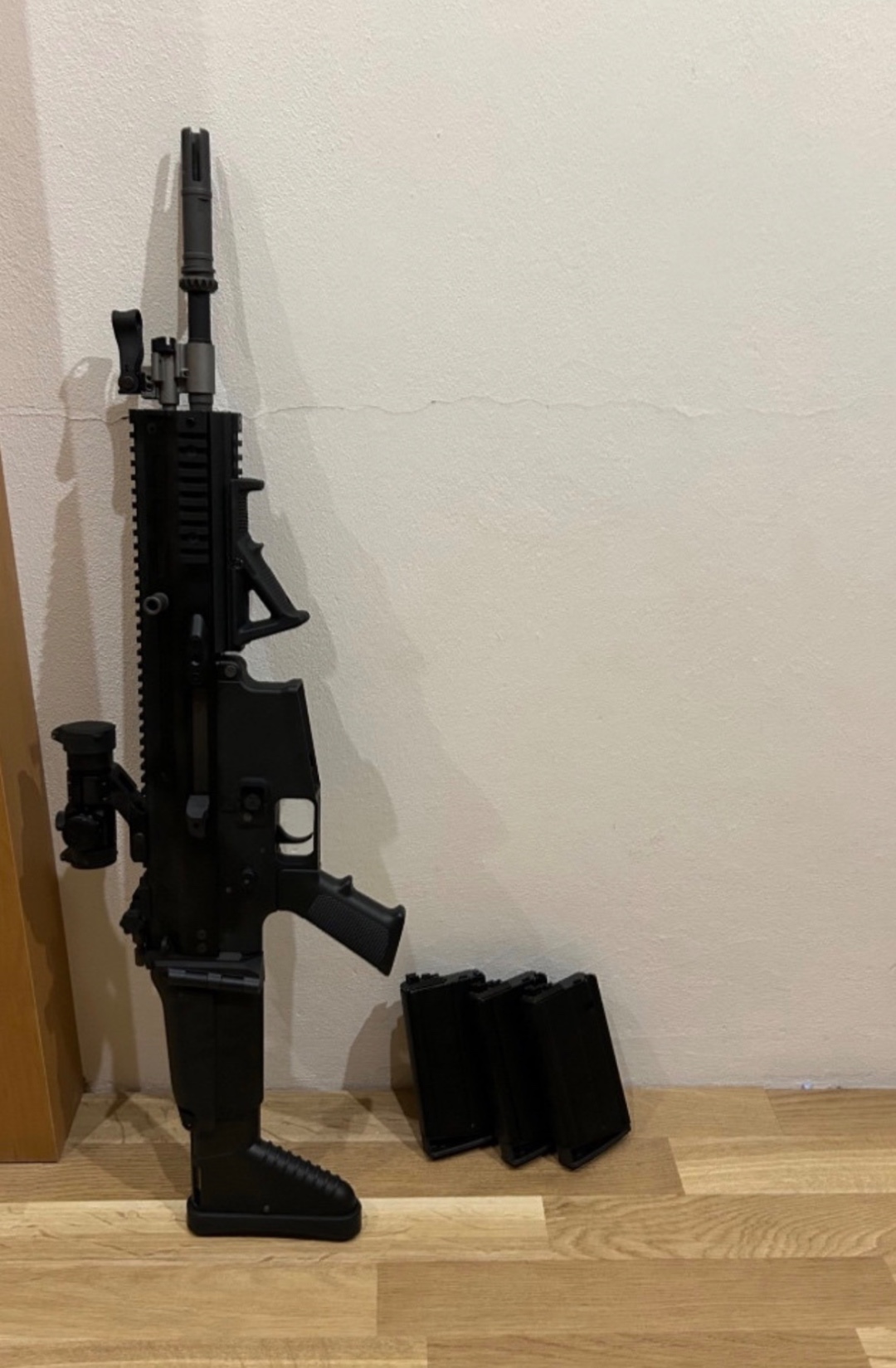 Airsoftová zbraň SCAR-H GBB V3 - blowback, černá